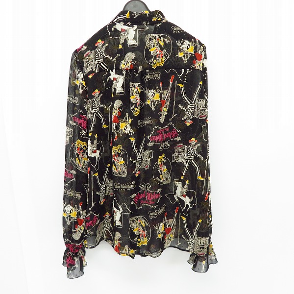 実際に弊社で買取させて頂いたHYSTERICS/ヒステリックス THE GHOST WOLVES/SOME WHERE IN TEXAS総柄 シャツ 05193AH02/Fの画像 1枚目