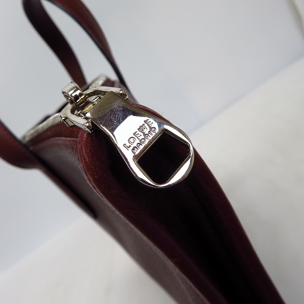 実際に弊社で買取させて頂いたLOEWE/ロエベ レザー ビジネスバッグ/ブリーフケース/トートバッグの画像 8枚目