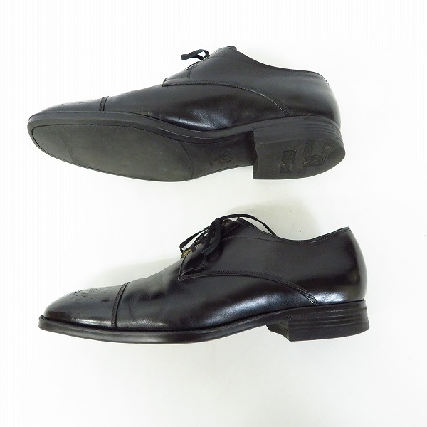 実際に弊社で買取させて頂いたBALLY/バリー ストレートチップ レザー シューズ ブラック FO1239/8.5の画像 3枚目