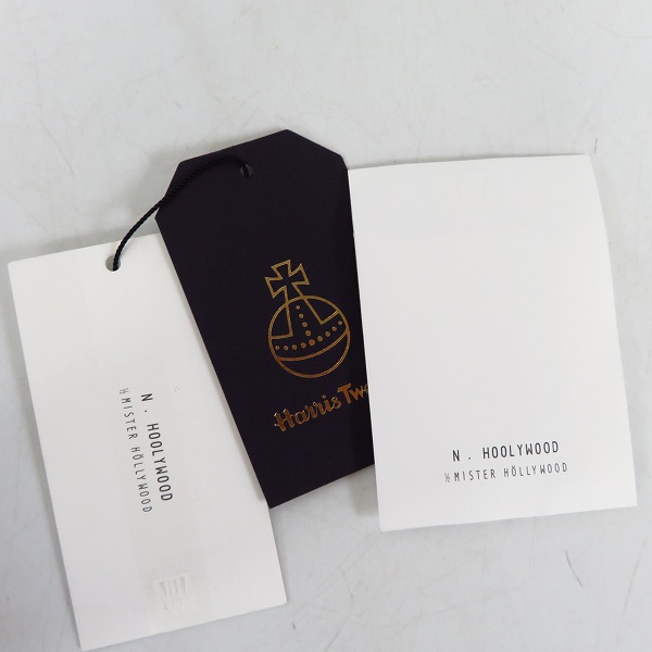 実際に弊社で買取させて頂いたN.HOOLYWOOD××Harris Tweed/エヌハリウッド×ハリスツイード 17AW チェスターコート 172-CO02-023pieces/36の画像 7枚目