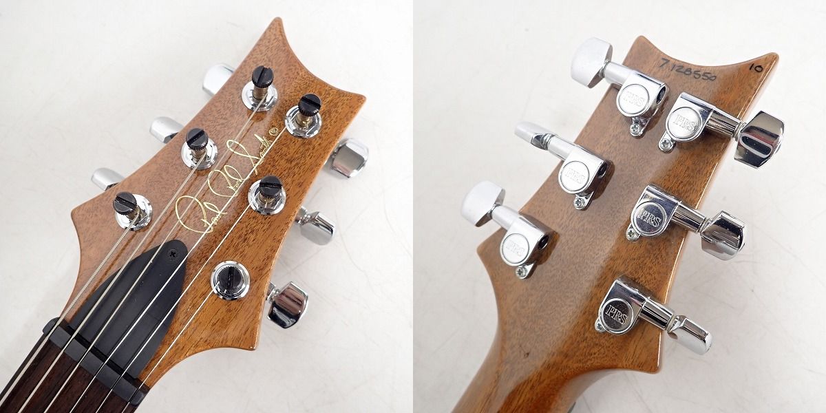 実際に弊社で買取させて頂いた★【改造品】PRS/ポールリードスミス CUSTOM24 1ST BLUE MATTEO 10top エレキギター ハードケース付きの画像 1枚目