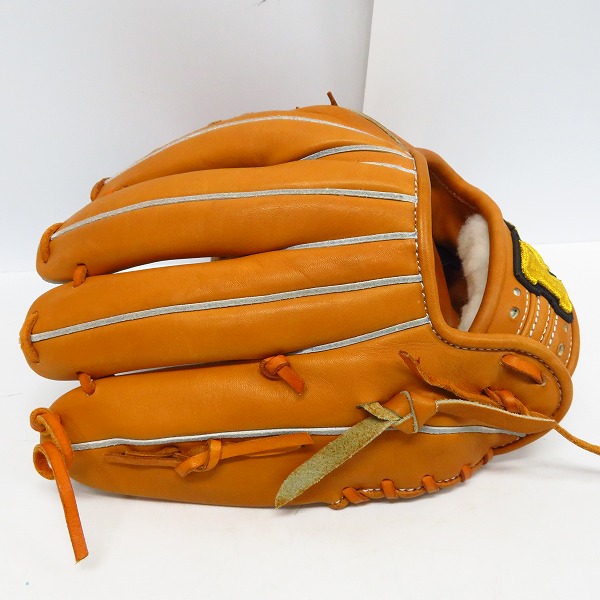 実際に弊社で買取させて頂いたHI-GOLD/ハイゴールド KKG-1165 心極 硬式/オールポジション用/右投げ 野球 グローブの画像 1枚目