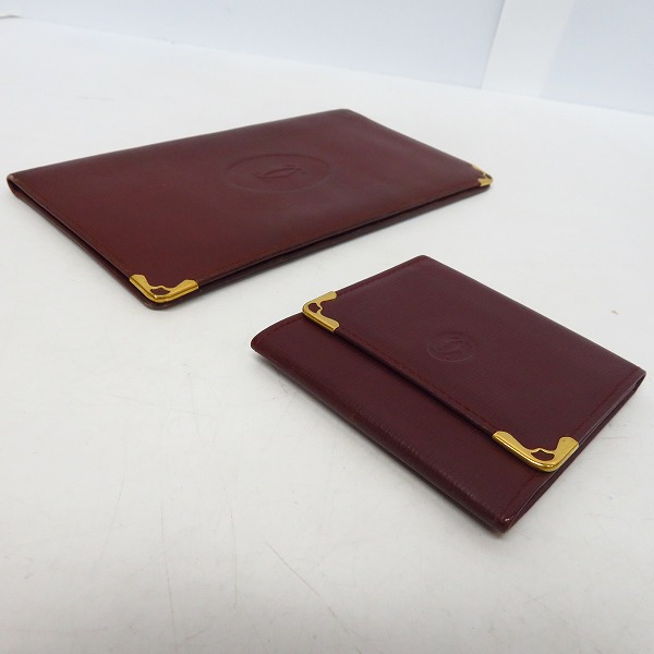 実際に弊社で買取させて頂いたCartier/カルティエ 長財布/ウォレット コインケース/2点セットの画像 2枚目