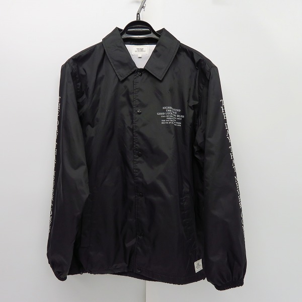 実際に弊社で買取させて頂いたTHE CRIMIE/クライミー GOOD LUCK&GOD BLESS ナイロン コーチ ジャケット/L