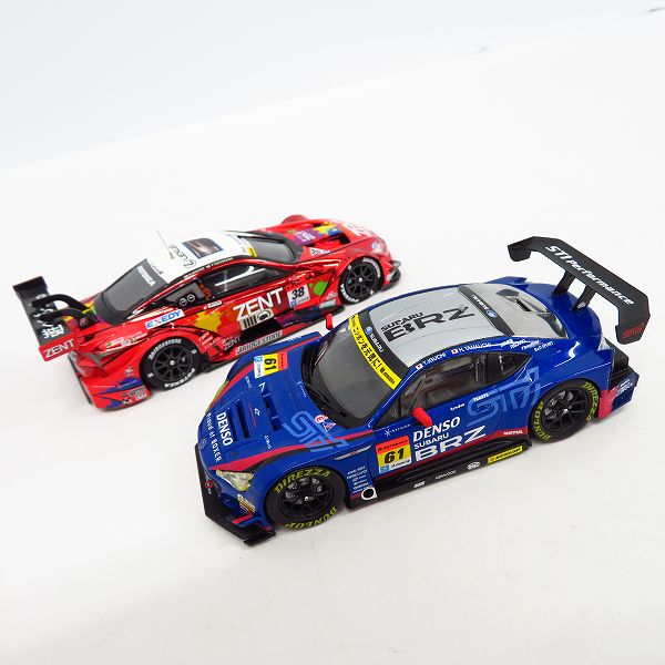 実際に弊社で買取させて頂いたEBBRO/エブロ 1/43 SUBARU BRZ R&DスポーツスーパーGT300/LEXUS TEAM ZENT CERUMO スーパーGT500 2点セットの画像 3枚目
