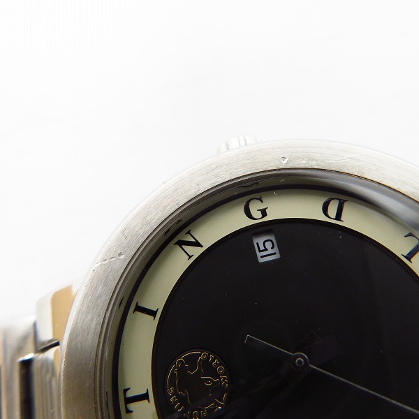 実際に弊社で買取させて頂いたHUNTING WORLD/ハンティングワールド クォーツ 腕時計 メタルバンド SHW-01M【動作未確認】の画像 7枚目