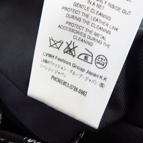 実際に弊社で買取させて頂いたGIVENCHY/ジバンシー metal zip jacket/ブラック ジャケット BM302J103N/52の画像 4枚目