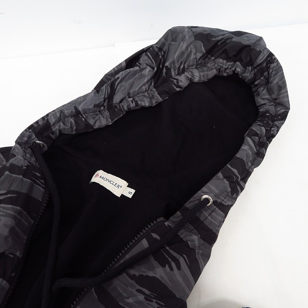 MONCLER/モンクレール MAGLIA CARDIGAN カモフラ/迷彩柄 ジップアップ 