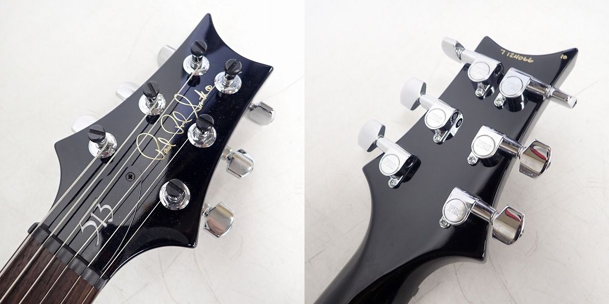 実際に弊社で買取させて頂いた★PRS/ポールリードスミス 513 GRAY BLACK 10TOP エレキギター ハードケース付きの画像 1枚目