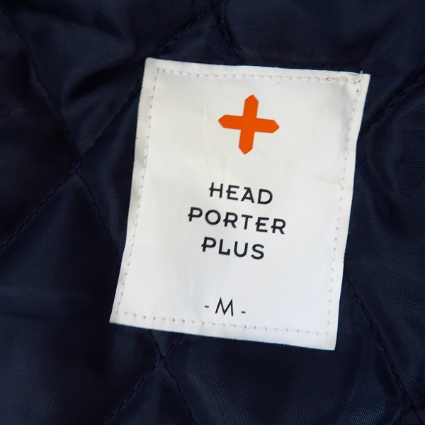 実際に弊社で買取させて頂いたHEAD PORTER PLUS/ヘッドポータープラス ウールPコート/ブラック/Mの画像 2枚目