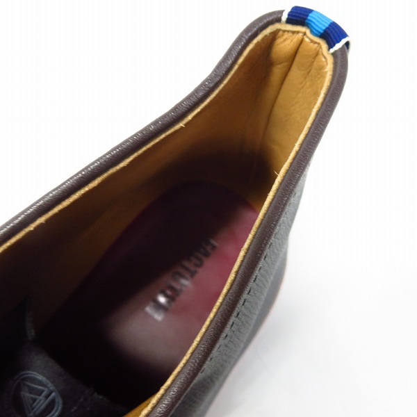 実際に弊社で買取させて頂いたFACTOTUM/ファクトタム ウィングチップチャッカブーツ 01110226/26の画像 4枚目