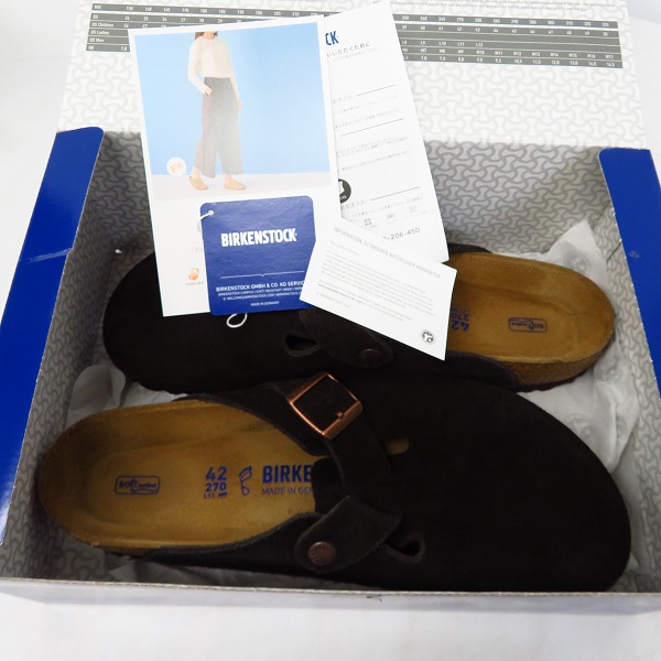 実際に弊社で買取させて頂いたBIRKENSTOCK/ビルケンシュトック モカ サンダル 0660461/42の画像 6枚目