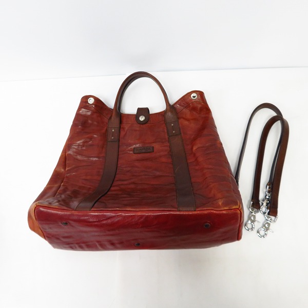 実際に弊社で買取させて頂いたDaniel&Bob/ダニエル&ボブ CULODORO RODI/クロドーロ RODI/ロディレザー レザートートバッグ/ショルダーバッグの画像 9枚目