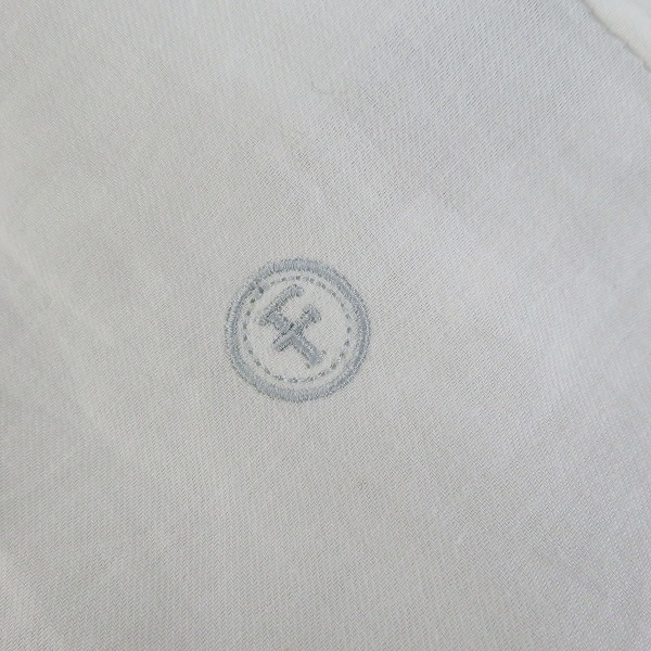 実際に弊社で買取させて頂いたFACTOTUM/ファクトタム ストライプ柄切替 半袖シャツ 46の画像 7枚目