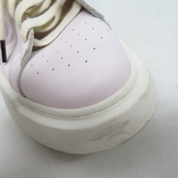 実際に弊社で買取させて頂いたDIET BUTCHER SLIM SKIN/ダイエットブッチャースリムスキン Plaster サイドジップ レザー ハイカット スニーカー 43の画像 7枚目