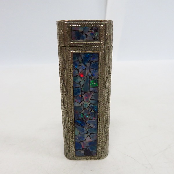 実際に弊社で買取させて頂いたCartier/カルティエ 装飾ガスライター モザイクオパールの画像 1枚目