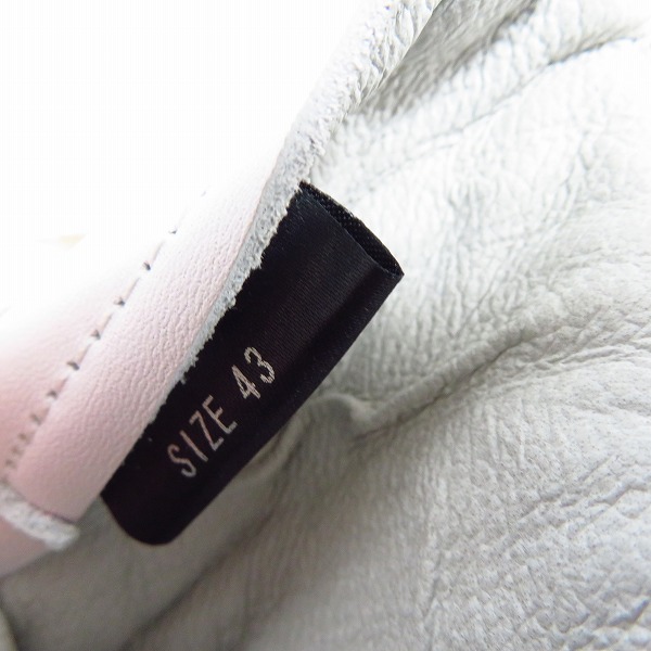 実際に弊社で買取させて頂いたDIET BUTCHER SLIM SKIN/ダイエットブッチャースリムスキン Plaster サイドジップ レザー ハイカット スニーカー 43の画像 5枚目