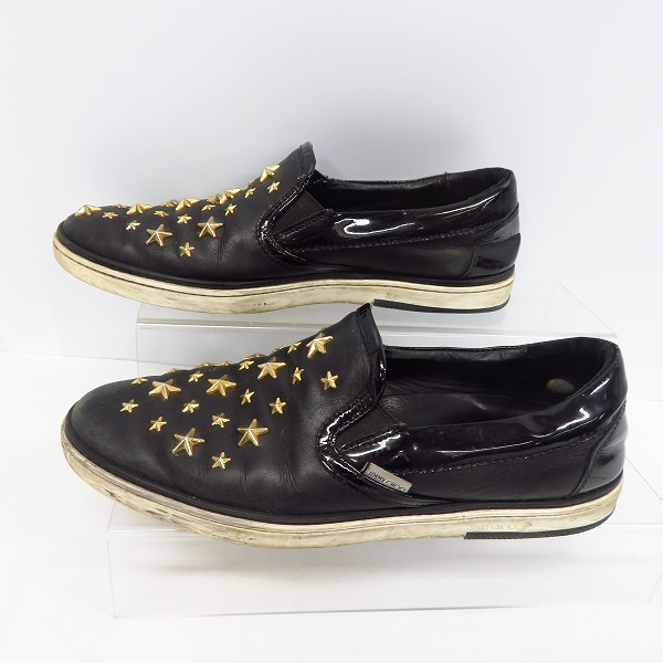 実際に弊社で買取させて頂いたJIMMY CHOO/ジミーチュウ スタッズスリッポン スニーカーの画像 3枚目