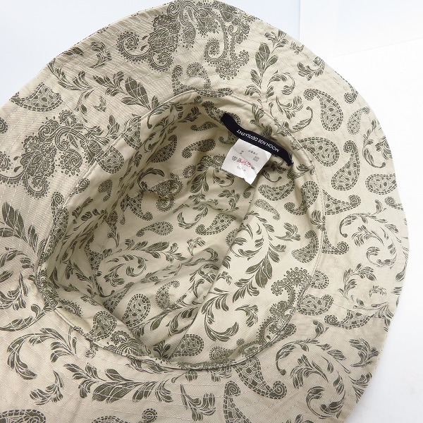 実際に弊社で買取させて頂いたMOON AGE DEVILMENT/ムーンエイジデビルメント バケットハット ペイズリー柄/Mの画像 4枚目