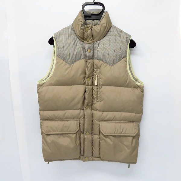 実際に弊社で買取させて頂いたHEAD PORTER PLUS/ヘッドポータープラス リバーシブル ダウンベスト/M