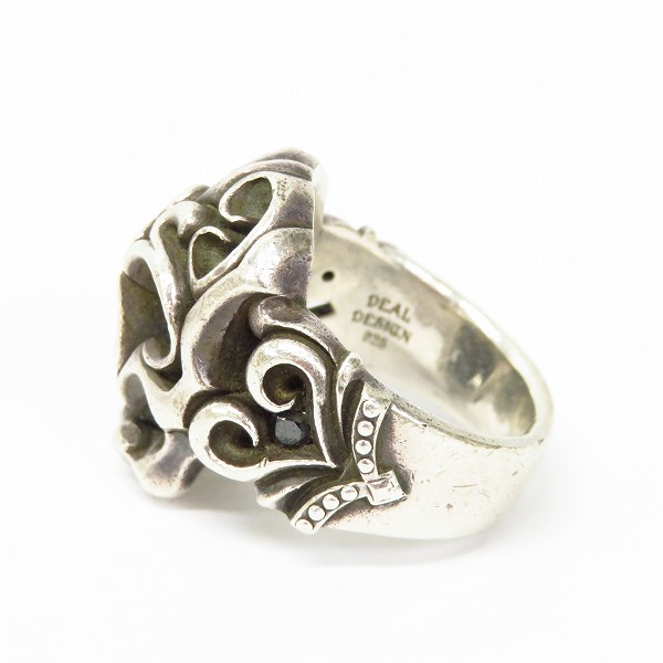 実際に弊社で買取させて頂いたDEAL DESIGN/ディールデザイン ハッピーデッドスカル リング 27号の画像 2枚目