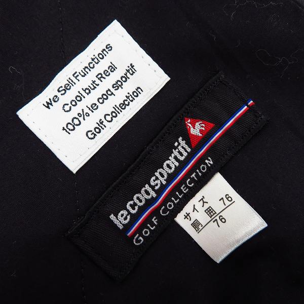 実際に弊社で買取させて頂いたLe coq sportif/ルコックスポルティフ ゴルフ スラックスパンツ グレー 76サイズの画像 5枚目
