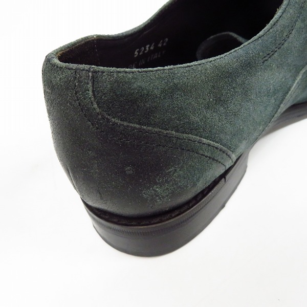 実際に弊社で買取させて頂いたCalzoleria Toscana/カルツォレリア イタリア製 スウェードレザーシューズ/42の画像 7枚目