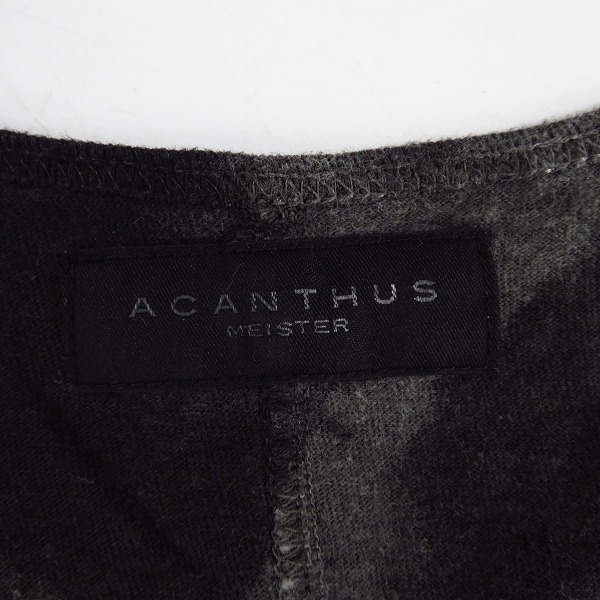 実際に弊社で買取させて頂いたACANTHUS/アカンサス カットソー ハーフスリーブ カットソー タイダイ柄/Lの画像 2枚目