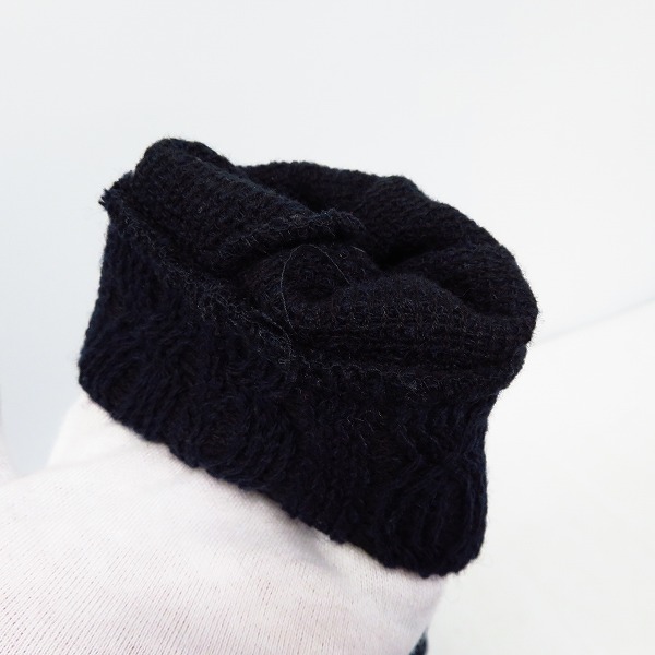 実際に弊社で買取させて頂いたTHE CRIMIE/クライミー ロゴ刺繍Vネックニット 日本製/Sの画像 4枚目