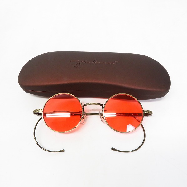 実際に弊社で買取させて頂いたjohn lennon/ジョンレノン サングラス/カラーレンズ JL-1049の画像 6枚目
