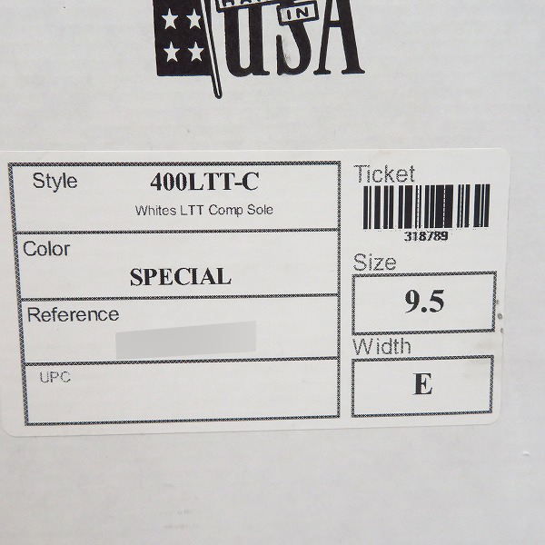 実際に弊社で買取させて頂いたWHITE'S BOOTS/ホワイツブーツ カスタムオーダー SMOKE JUMPER/スモークジャンパー ブーツ/9.5Eの画像 9枚目