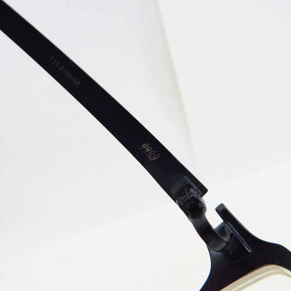 実際に弊社で買取させて頂いた999.9/フォーナインズ メガネフレーム/アイウェア/眼鏡/S-821T の画像 5枚目