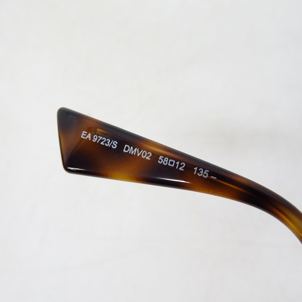 実際に弊社で買取させて頂いたEMPORIO ARMANI/エンポリオアルマーニ サングラス EA9723/Sの画像 3枚目