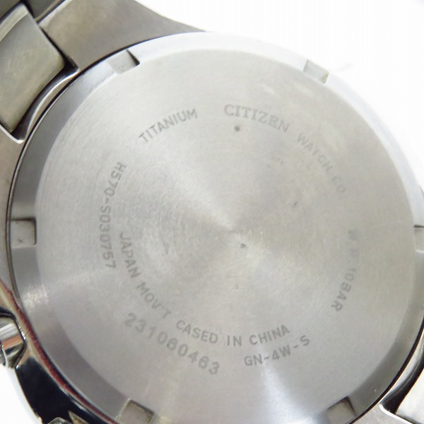 実際に弊社で買取させて頂いたCITIZEN/シチズン エコドライブ クロノグラフ 腕時計/H570-S030757の画像 3枚目