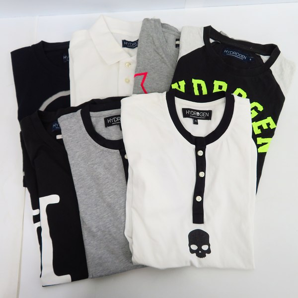 実際に弊社で買取させて頂いたHYDROGEN/ハイドロゲン 半袖/ハーフスリーブ カットソー/Tシャツ 7点セット