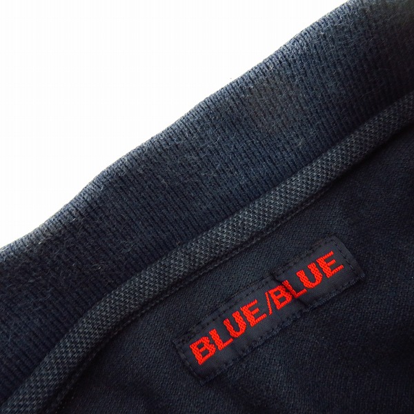 実際に弊社で買取させて頂いたBLUE BLUE/ブルーブルー ネイビー ポロシャツ/2の画像 2枚目