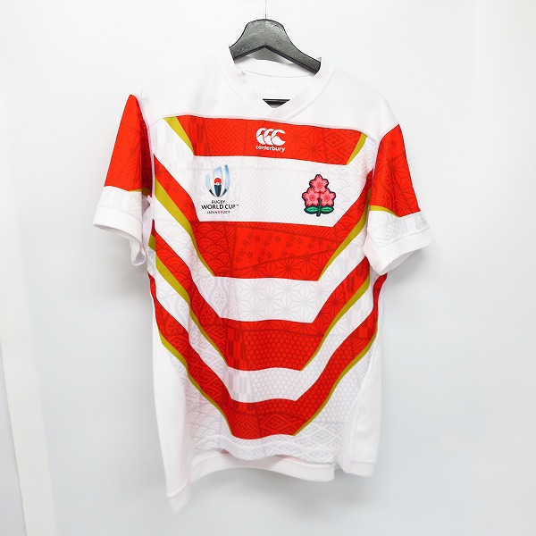 実際に弊社で買取させて頂いたCANTERBURY/カンタベリー ラグビーワールドカップ 2019 日本代表 レプリカ ユニフォーム L/タオル 2点セットの画像 1枚目