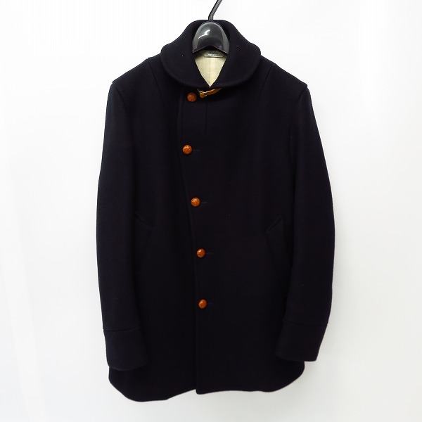 実際に弊社で買取させて頂いたEDIFICE/エディフィス 日本製 ウール/ナイロン混/裏地麻混 コート 38