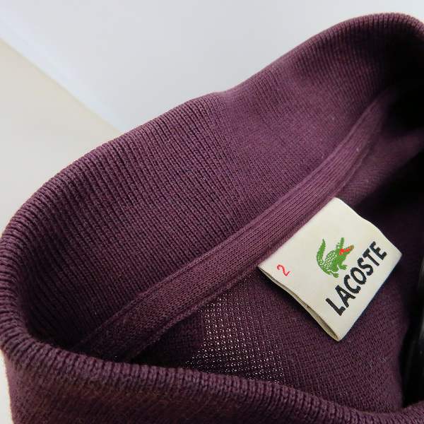 実際に弊社で買取させて頂いたLACOSTE/ラコステ  半袖/長袖 ポロシャツ 2/2点セットの画像 4枚目