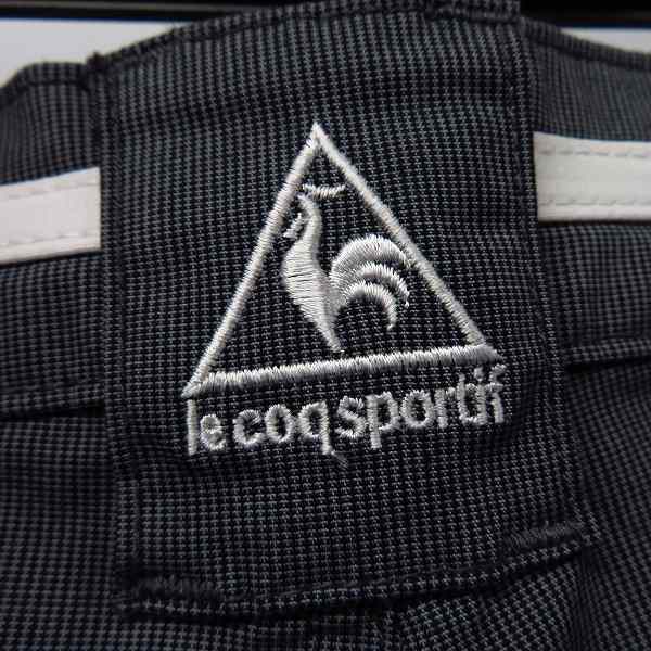 実際に弊社で買取させて頂いたLe coq sportif/ルコックスポルティフ ゴルフ スラックスパンツ グレー 76サイズの画像 2枚目