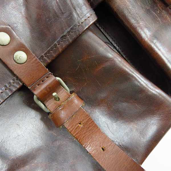 実際に弊社で買取させて頂いたDRIES VAN NOTEN/ドリスヴァンノッテン レザー ウエストバッグ ブラウンの画像 7枚目