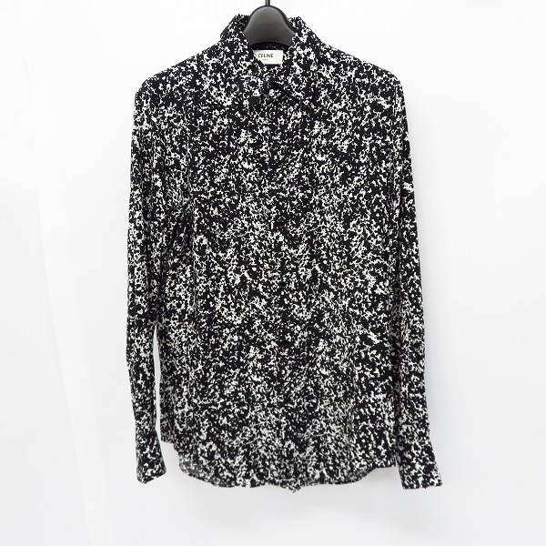 実際に弊社で買取させて頂いた【JPタグ】CELINE/セリーヌ ドラッグストアカラーマーブルビスコース シャツ 2C028371F/37