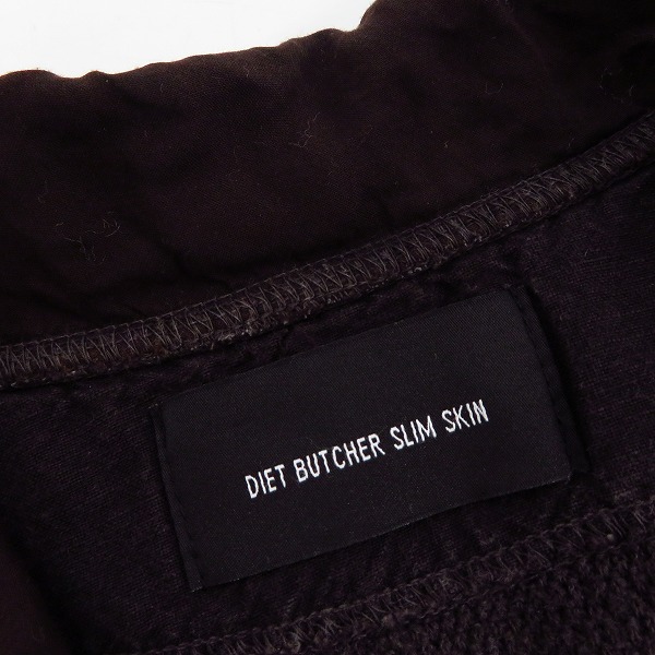 実際に弊社で買取させて頂いたDIET BUTCHER SLIM SKIN/ダイエットブッチャースリムスキン コットン/リネン カーディガン 日本製/Size：1の画像 2枚目