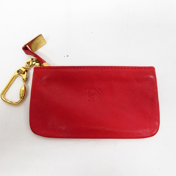 実際に弊社で買取させて頂いたLOEWE/ロエベ アナグラム レザー コインケース