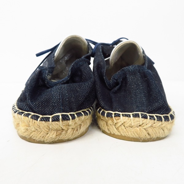 実際に弊社で買取させて頂いたFACTOTUM/ファクトタム エスパドリーユ レザー×デニム 42の画像 1枚目