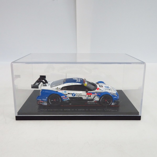 実際に弊社で買取させて頂いたEBBRO/エブロ 1/43 Forum Engineering/フォーラムエンジニアリング ADVAN GT-R SUPER GT GT500 2017 ミニカーの画像 7枚目
