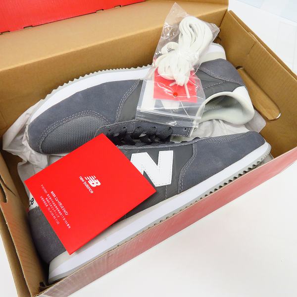 実際に弊社で買取させて頂いた【未使用】NEW BALANCE/ニューバランス ローカットスニーカー U220GY グレー/27.5の画像 7枚目