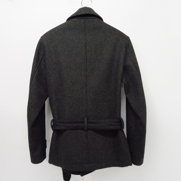 実際に弊社で買取させて頂いたEDIFICE/エディフィス ウール 帯ベルト付き コート/44の画像 1枚目