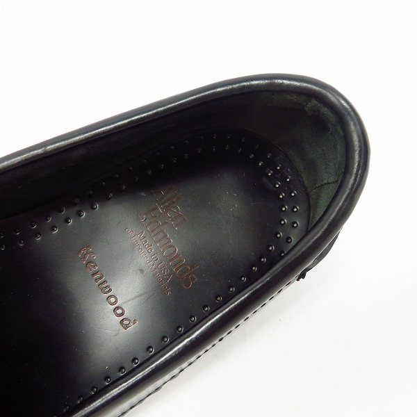 実際に弊社で買取させて頂いたAllen Edmonds/アレンエドモンズ Kenwood USA製 ビーフロールローファー 44040/8Dの画像 4枚目