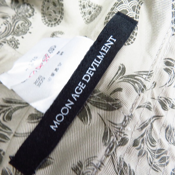 実際に弊社で買取させて頂いたMOON AGE DEVILMENT/ムーンエイジデビルメント バケットハット ペイズリー柄/Mの画像 5枚目